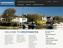 Tablet Screenshot of crosthwaites.com